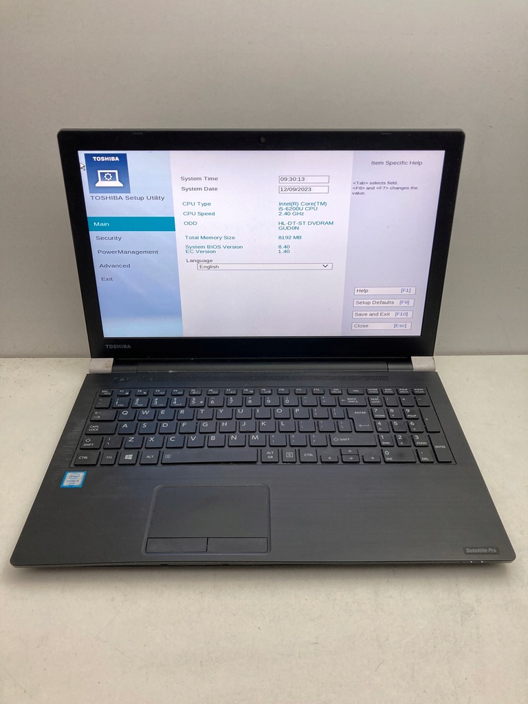 Laptop TOSHIBA SATELLITE PRO A50-C-206 15,6 " i5 8 GB Y18
