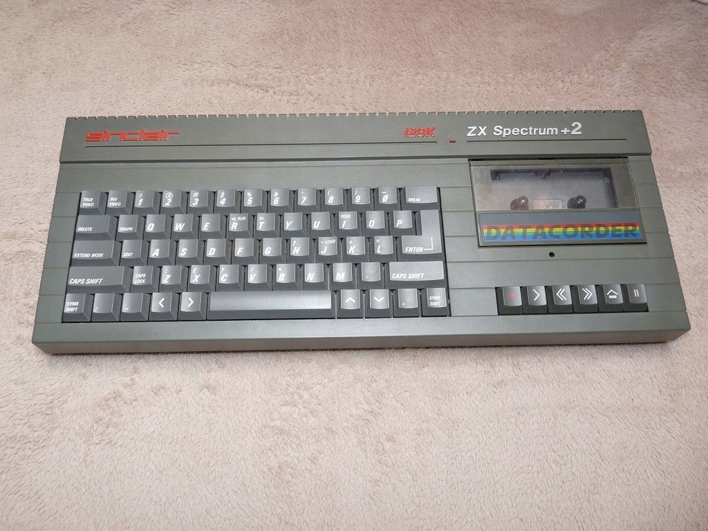 Sinclair ZX Spectrum 128k +2 szary, NIESPRAWNY - 7825736923 