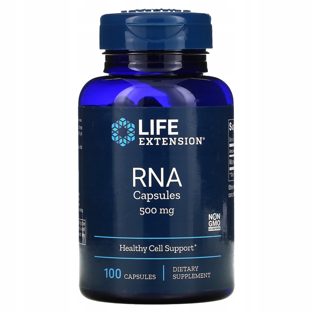 Life Extension, RNA Capsules, 500 mg, 100 Capsules