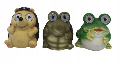 LAMPKA SOLARNA OGRODOWA FIGURKA ZWIERZĘTA 12CM