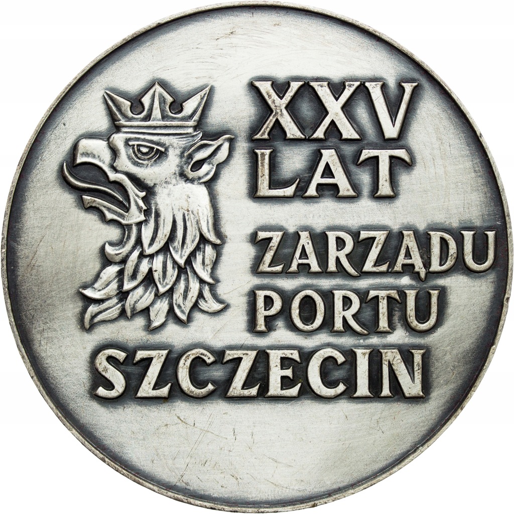 Medal MW, 1975, XXV Lat Zarządu Portu Szczecin