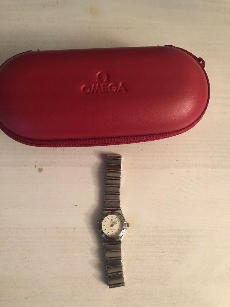 omega constellation mini silver