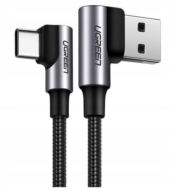 Kabel USB-A - USB-C kątowy 0,5m UGREEN