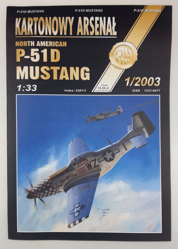 KARTONOWY ARSENAŁ P-51D MUSTANG