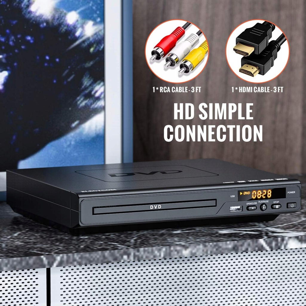 Купить DVD-плеер ELECTCOM HD 1080p: отзывы, фото и характеристики на ...