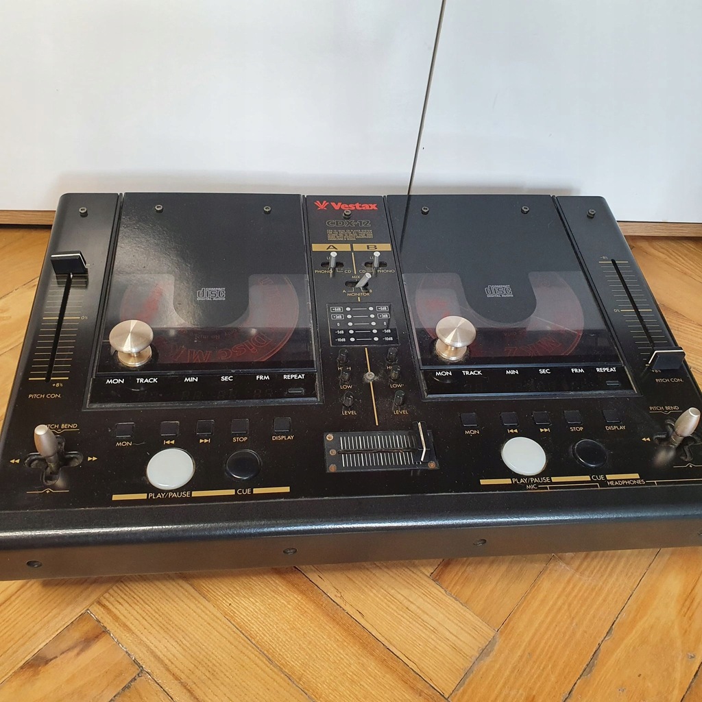 Vestax CDX-12 ベスタクス Vestax CDX-12 Twin CD DJ Mixer unikat retro - 12162403561