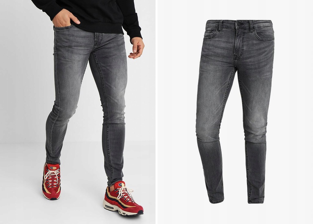 U012C12 Only SPODNIE JEANSOWE SKINNY SONS W33 L34