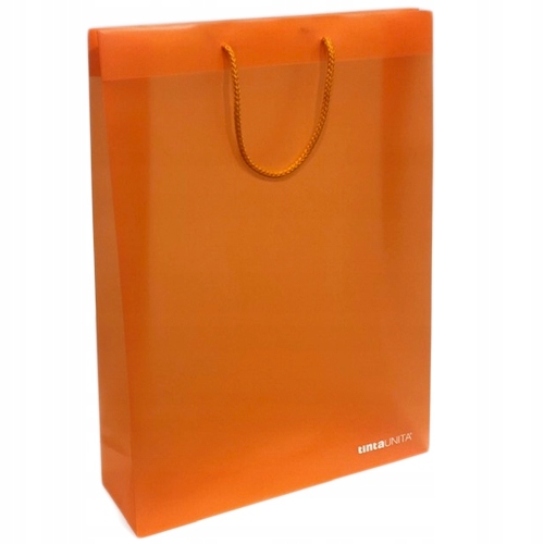 TORBA PPL 33 X46 X 10 CM DUŻA MOCNA FLUO POMARAŃCZ