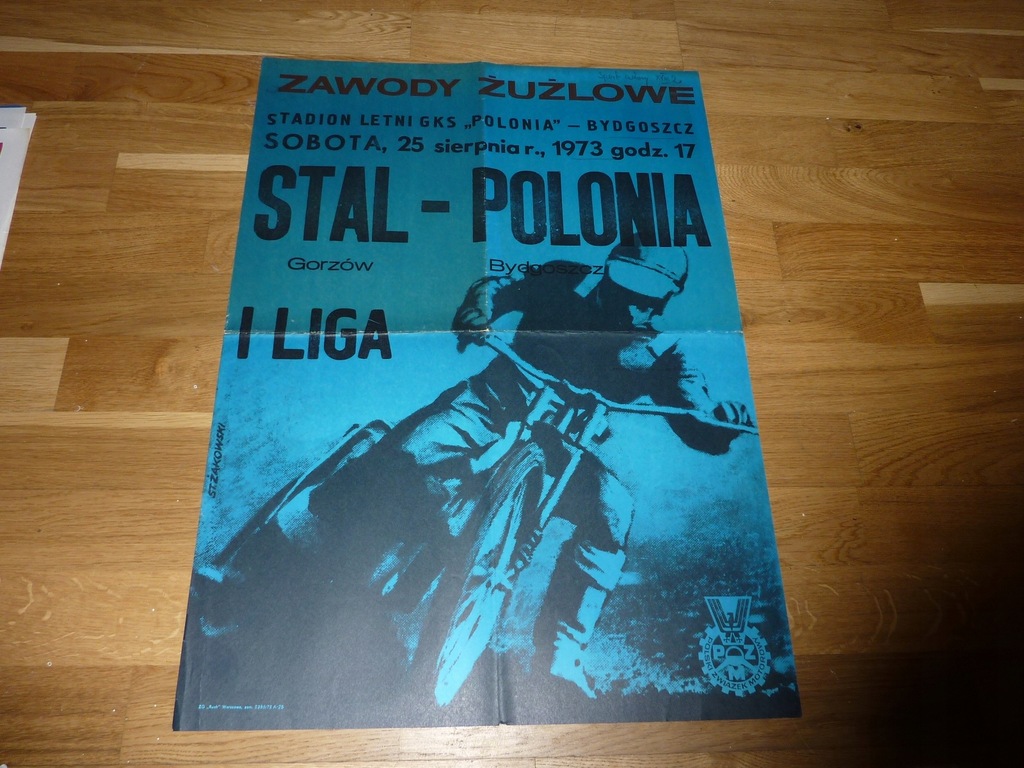 żużel ZAWODY ŻUŻLOWE I LIGA STAL POLONIA 1973