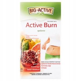 Big-Active Active Burn ziołowo-owocowa 40 g 20 t