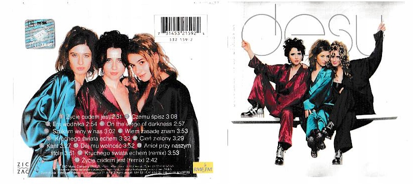 Płyta CD Desu - De Su I Wydanie 1996 Życie Cudem Jest _____________________