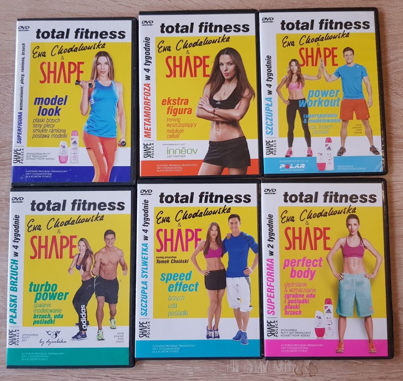 Shape Chodakowska 6 DVD Power workout Model look