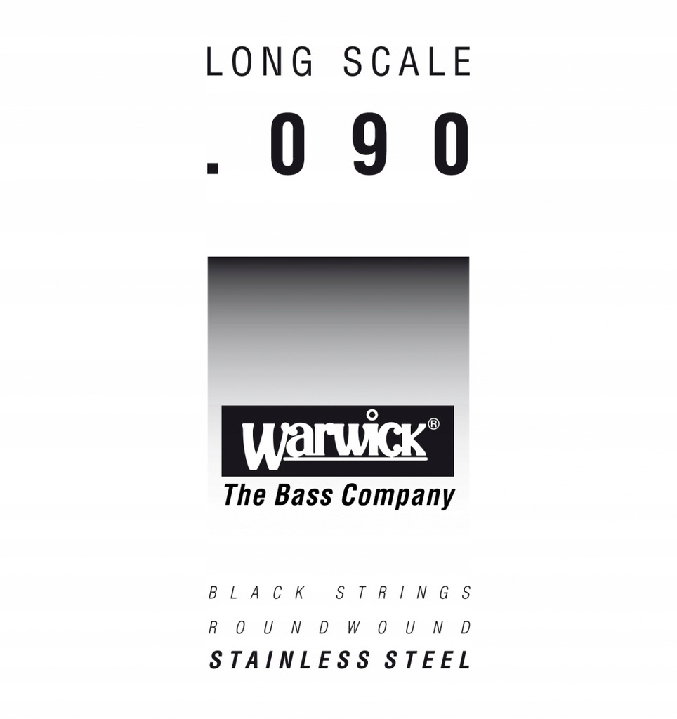 Warwick 40090 Black Label .090, Long Scale