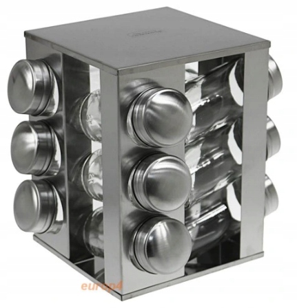 ZESTAW POJEMNIKÓW NA PRZYPRAWY 12 ele