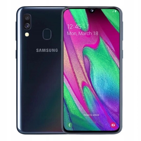 Купить Samsung Galaxy A40 64 ГБ Dual Sim Черный Черный: отзывы, фото, характеристики в интерне-магазине Aredi.ru