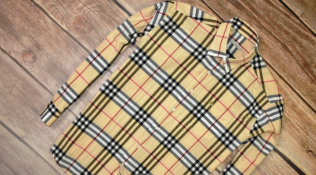 BURBERRY _ ORYGINALNA KOSZULA W KRATKĘ _ 2XL.