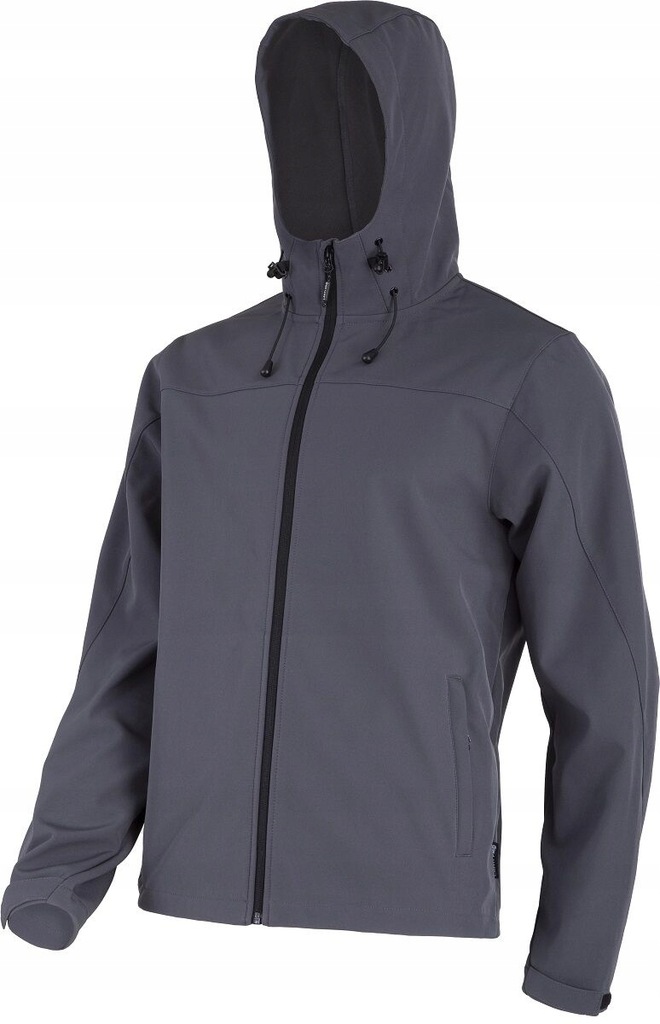 PROFIX KURTKA SOFTSHELL Z KAPT. SZARA L