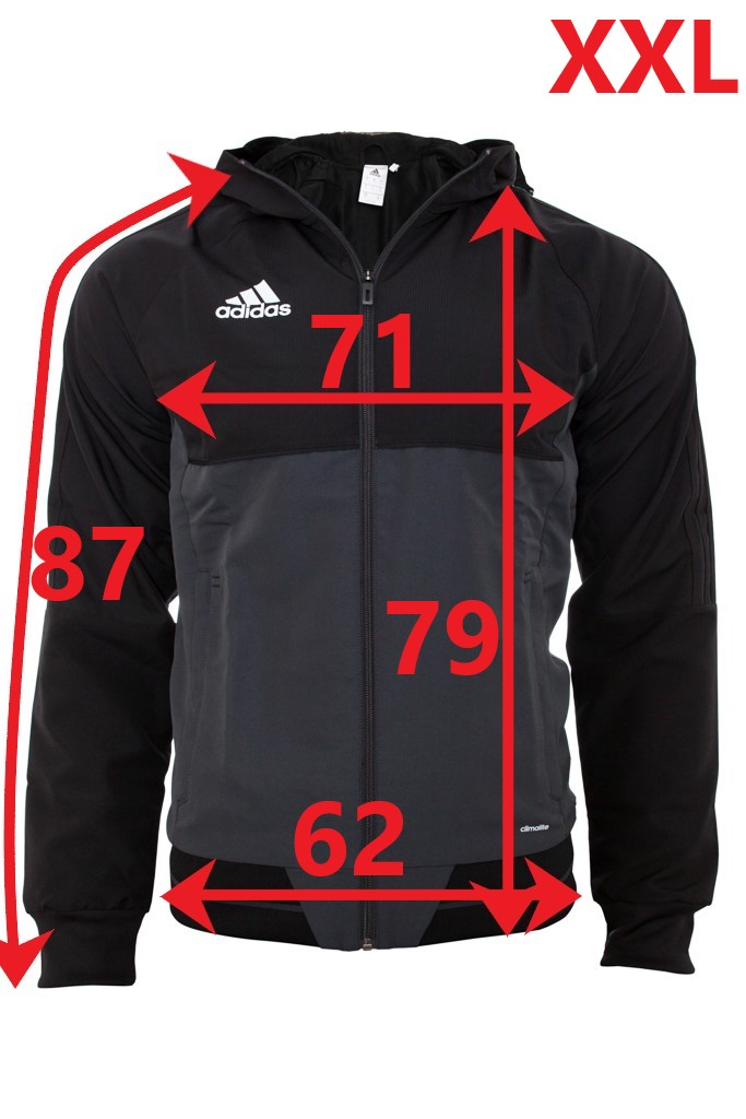 Kurtka Wiatrówka Adidas Ay2856 ADIDAS CLIMALITE KURTKA Z KAPTUREM