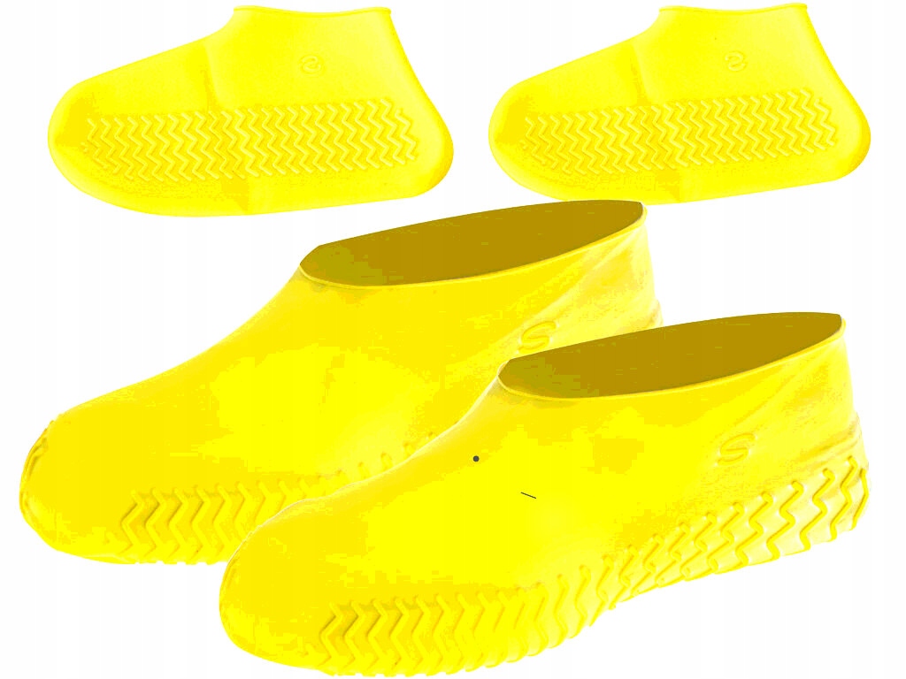 Ochraniacze na buty wodoodporne kalosze S żółte ro