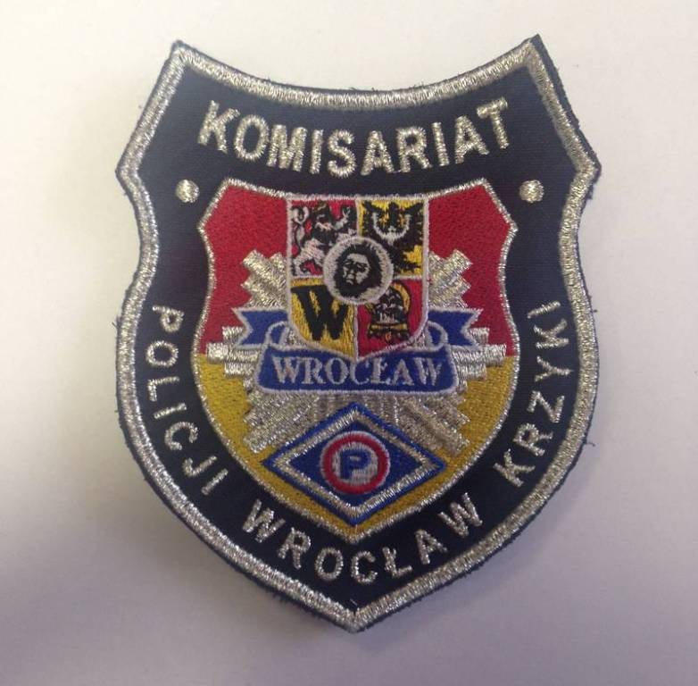 POLICJA naszywka Komisariat Policji Wrocław Krzyki