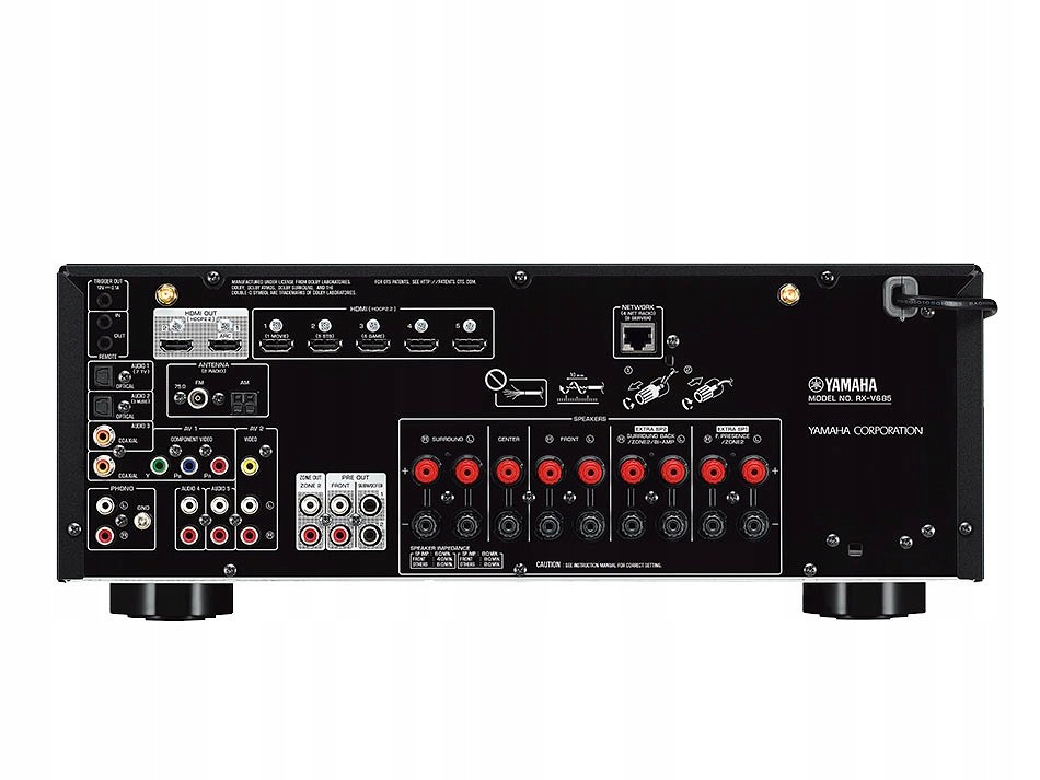 YAMAHA RX-V685 + TAGA 606 v.3 OAK+TSW-90 v4 GRATIS - 7655534518