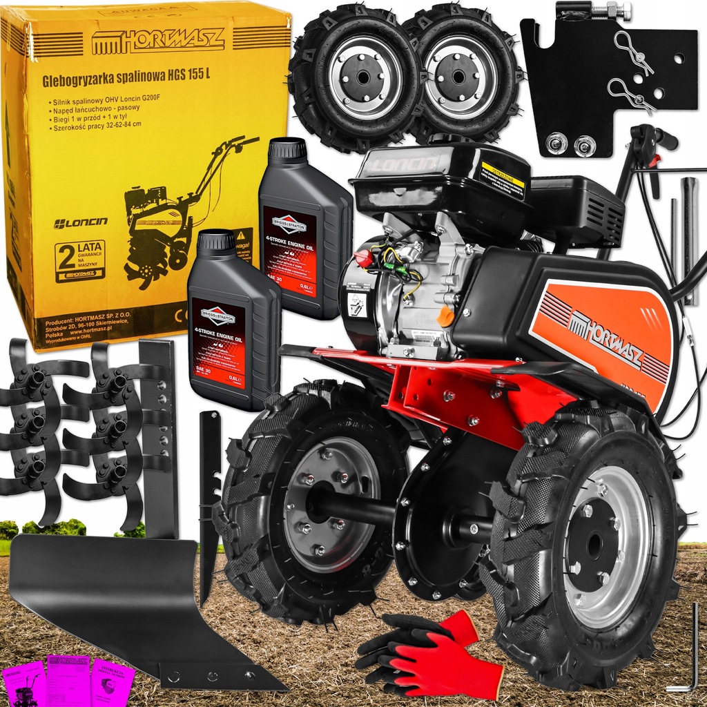 GLEBOGRYZARKA HORTMASZ HGS NAPED LONCIN KOŁA PŁUG