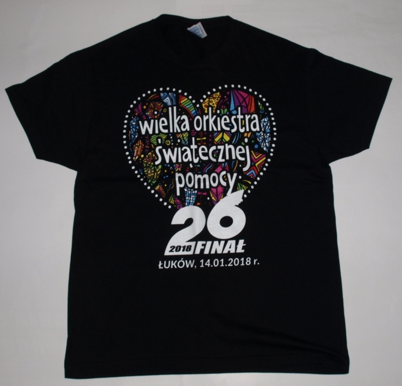 Koszulka 26. Łukowskiego Finału WOŚP