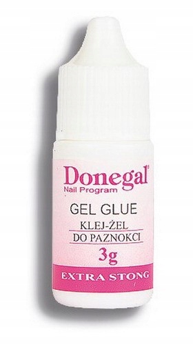 Donegal Bezbarwny klej do paznokci 3 g