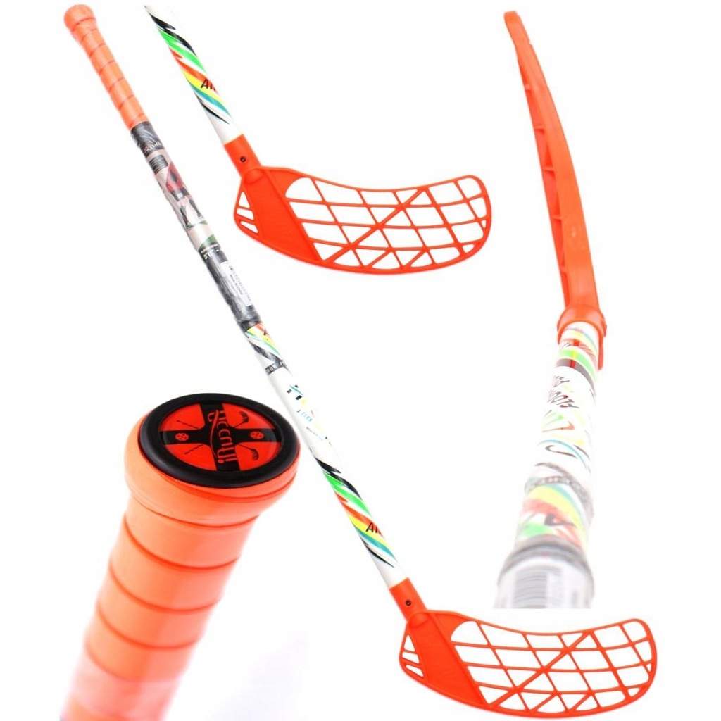 KIJ DO UNIHOKEJA UNIHOC AIRTEK 70CM POMARAŃCZOWY DLA PRAWORĘCZNYCH