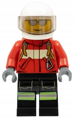 LEGO minfigurka cty0349 Fire Pilot Male. JAK NOWE. ZB12