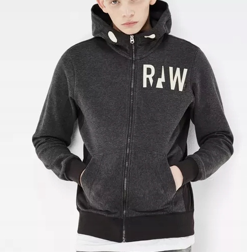 GSRD ZIP HOODIE BLUZA Z KAPTUREM MĘSKA L GSTAR RAW