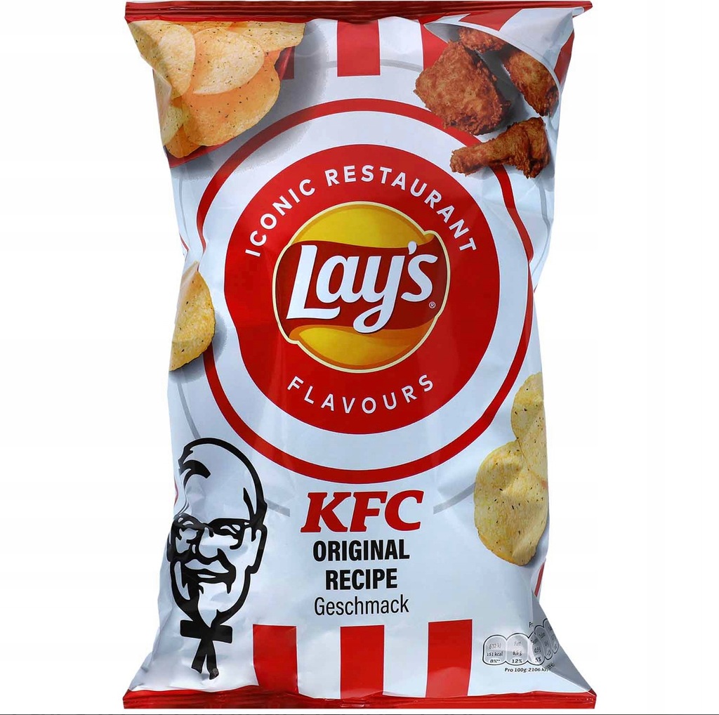 LAYS CHIPSY KFC ORIGINAL RECIPE 150g Z NIEMIEC 12474816294