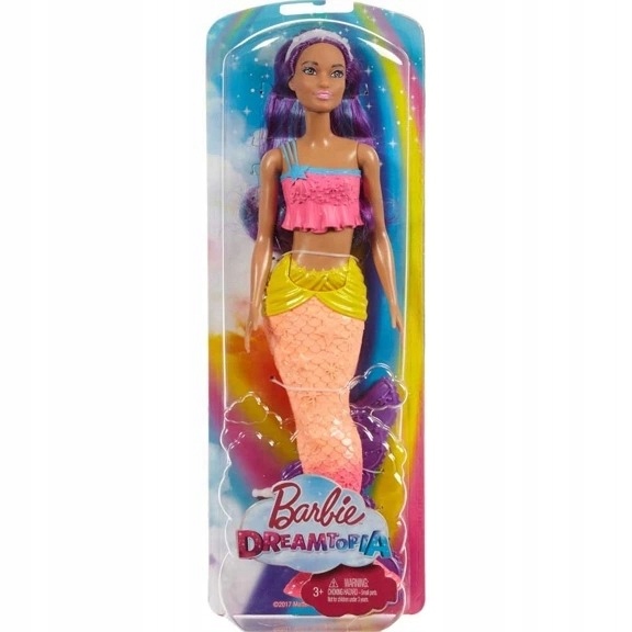 Barbie Syrenka Z Krainy Tęczy Dreamtopia FJC89