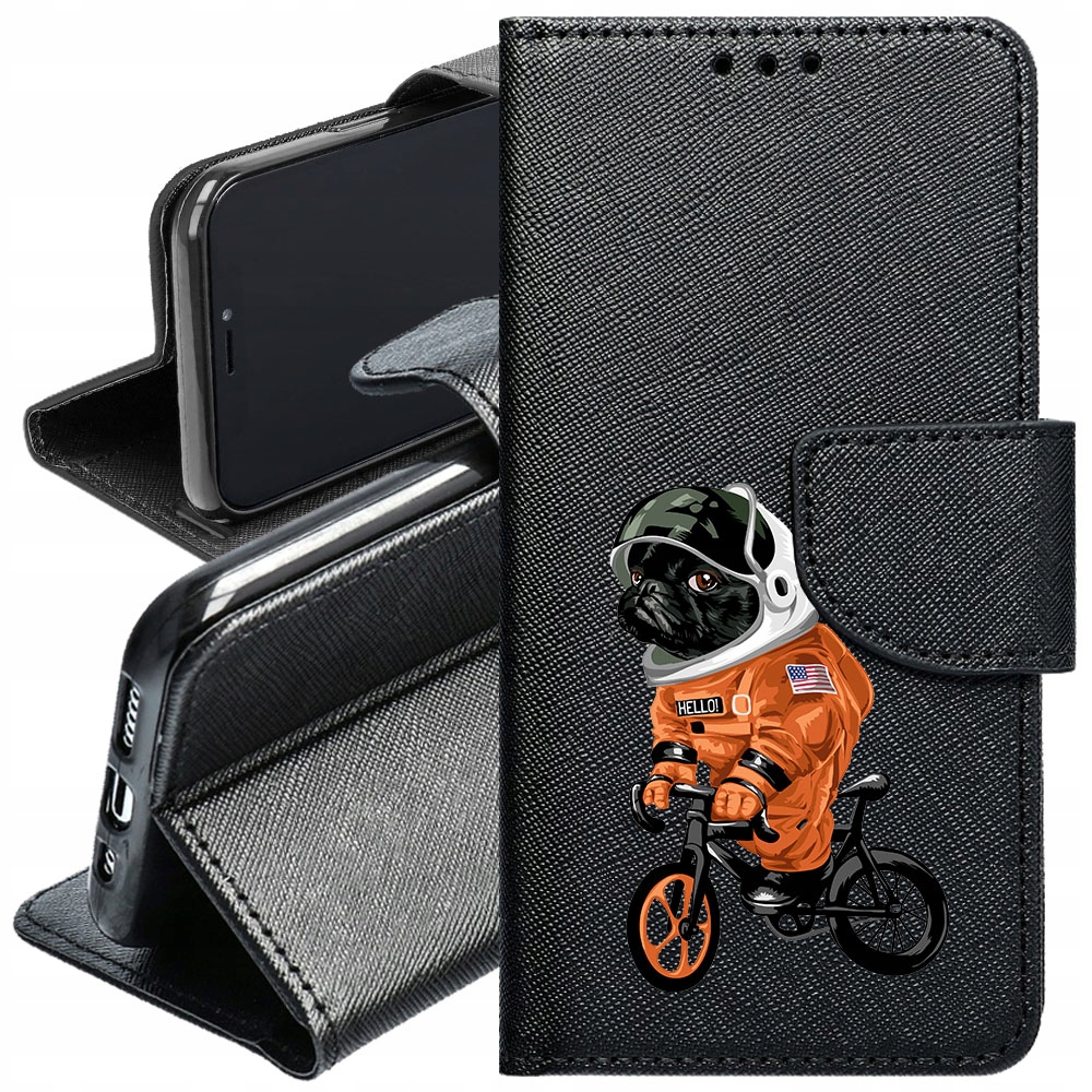 ETUI Z KLAPKĄ NA TELEFON DO XIAOMI 13 LITE ZAMYKANE WZORY + GRATIS RYSIK