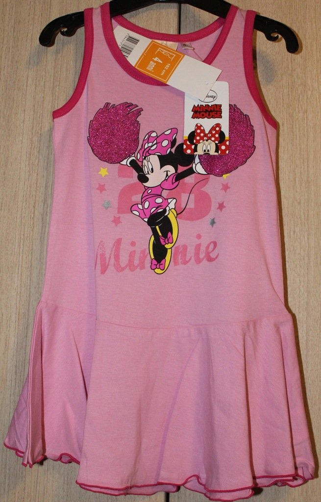 Sukienka tunika MYSZKA MINNIE MOUSE 104 4 lat bawe