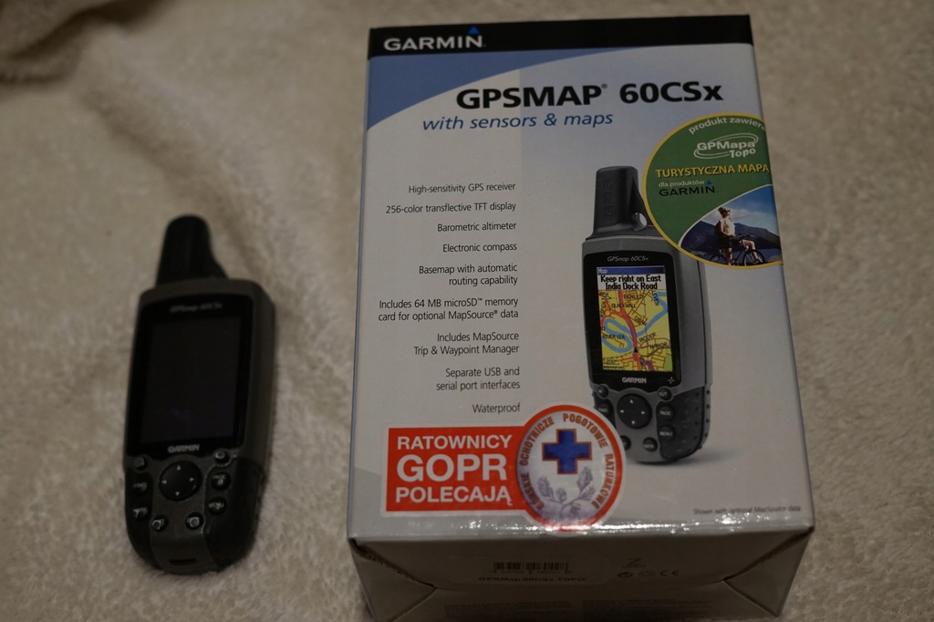 Nawigacja, gps Garmin GPSMap 60CSx, okazja!