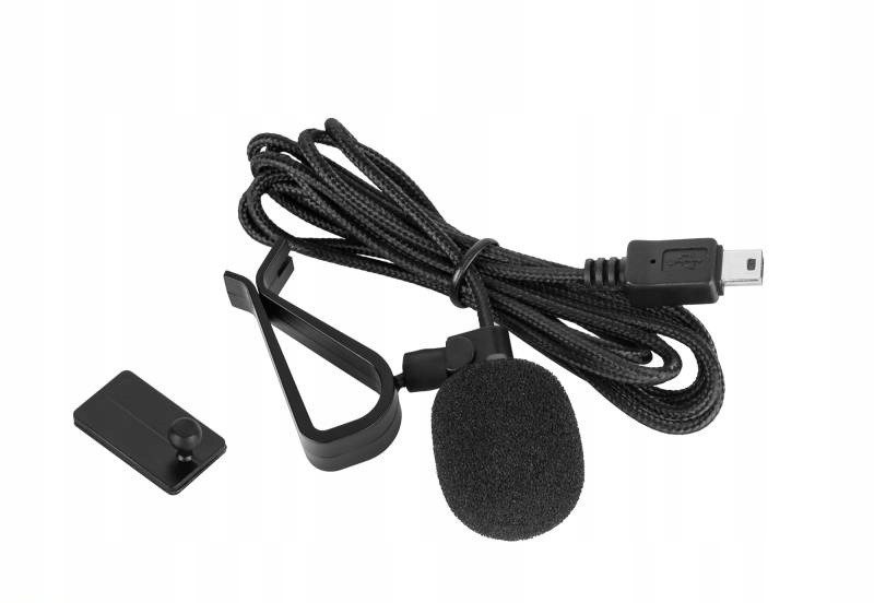 Mikrofon z klipem z wtykiem mini USB do kamer spor