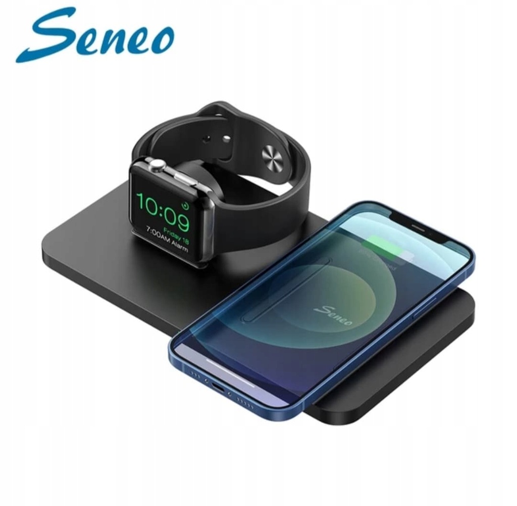 Bezprzewodowa stacja ładując 2w1 magnetyczna