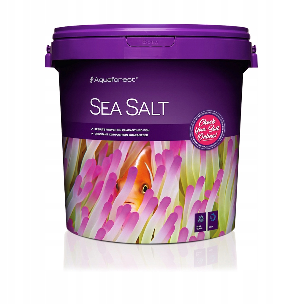 MAS24 AQUAFOREST SEA SALT 22 KG - SÓL MORSKA