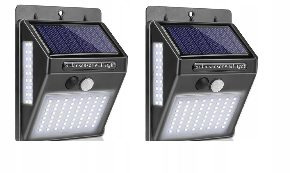 Lampa solarna uliczna latarnia 100 Led biała