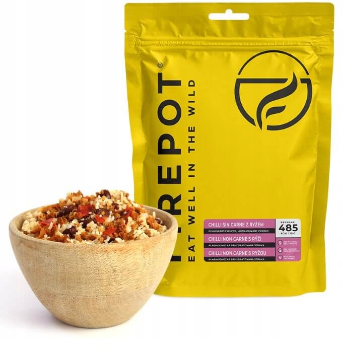 Posiłek Chili non carne z ryżem 535g Firepot