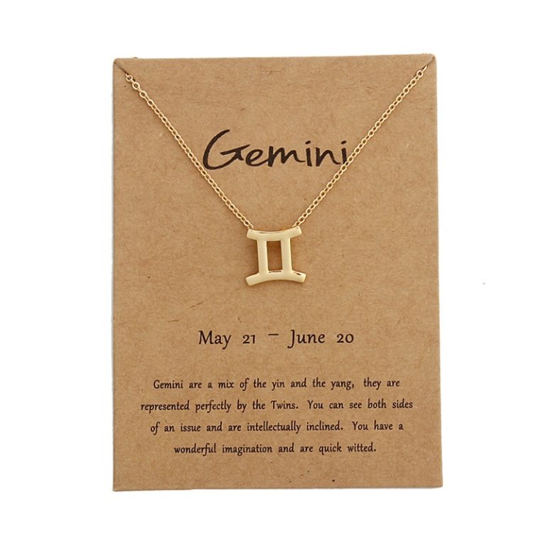 Naszyjnik ze znakiem zodiaku