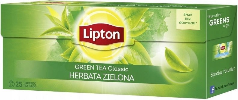 Herbata zielona LIPTON 25 torebek