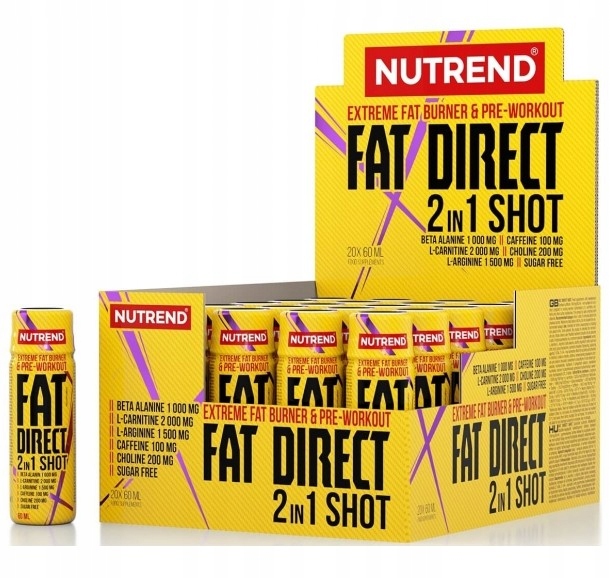 NUTREND FAT DIRECT 60 ML SHOT SPALACZ POBUDZENIE