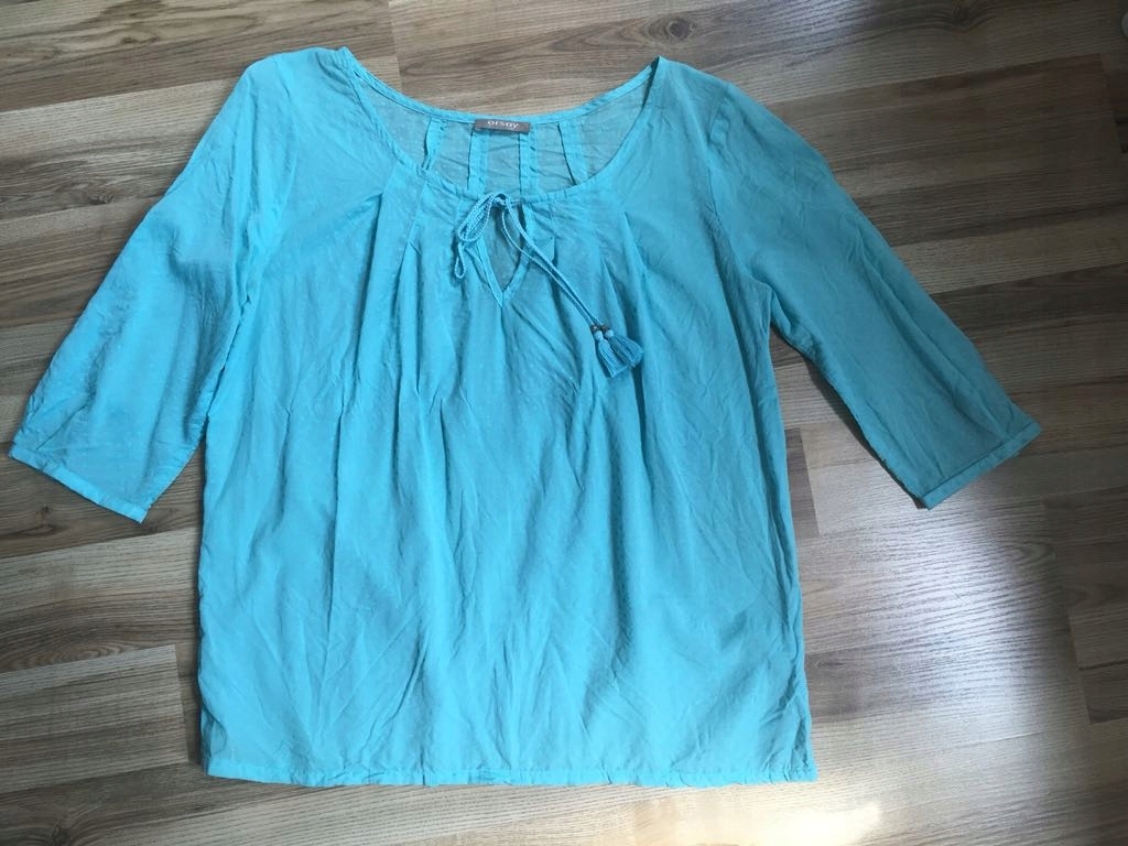 Orsay turkusowa bluzka piękny kolor 38