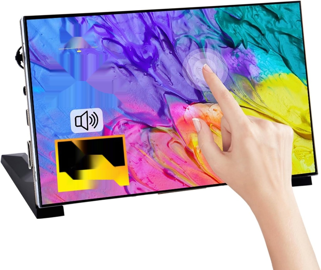 Ekran dotykowy 7", LCD IPS, HDMI, kompatybilny z Raspberry Pi 5/4B/3B+.