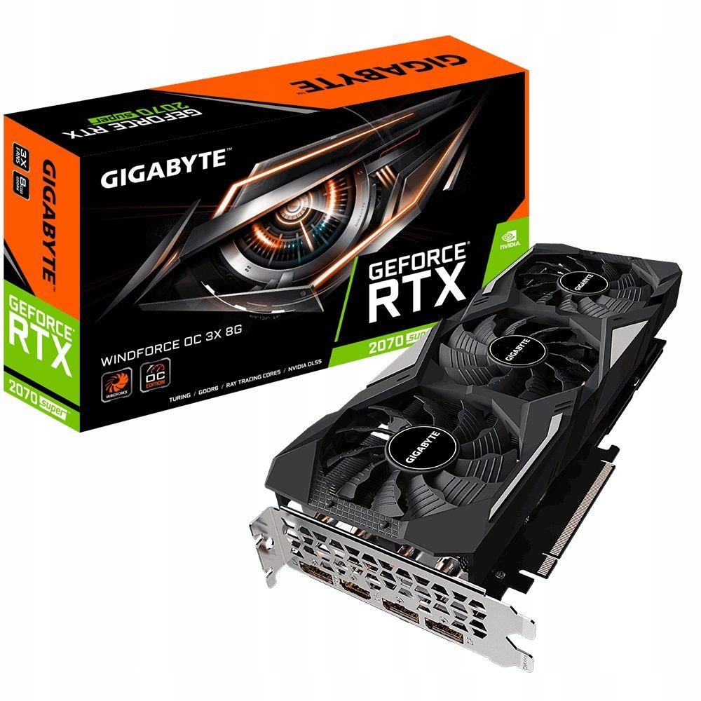 Купить Gigabyte GeForce RTX 2070 Super OC 3X WINDFORCE 8G: отзывы, фото, характеристики в интерне-магазине Aredi.ru