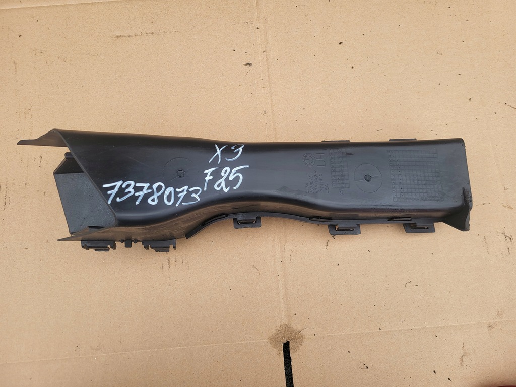 WLOT powietrza LEWY na tarcze BMW X3 F25 X4 F26 51747378073 ORGINAŁ
