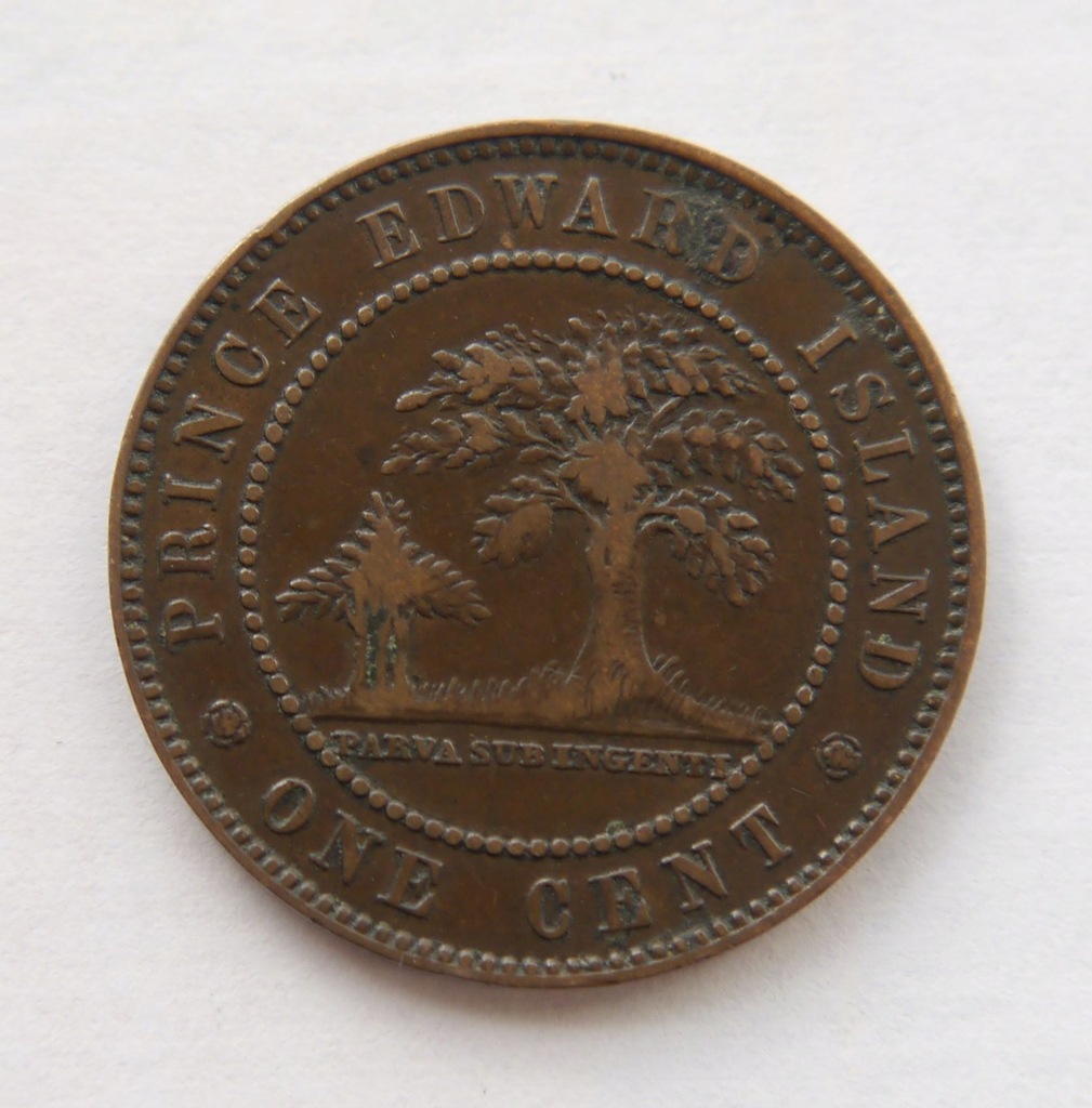 E698/ WYSPA KSIĘCIA EDWARDA 1 CENT 1871 OD 1 ZŁ