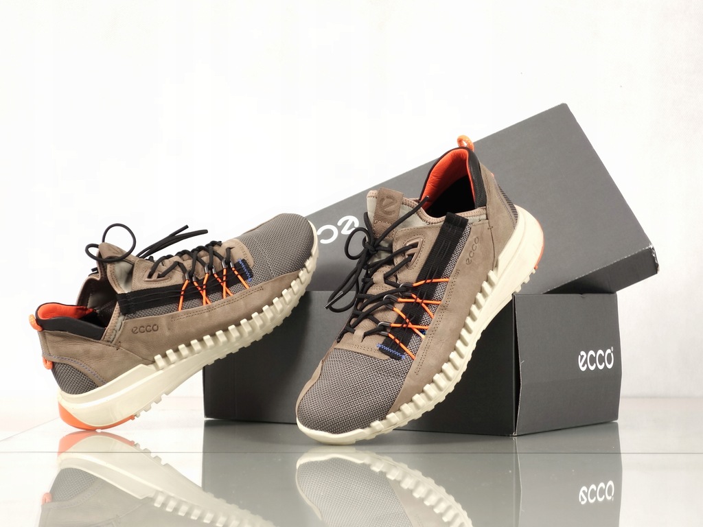 ECCO ZIPFLEX Sneakersy buty męskie skóra 41/27cm